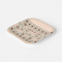 Light Abriot and Green Elegant Designer Square