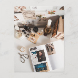 Light Academia Art Journaling Aesthetic Briefkaart