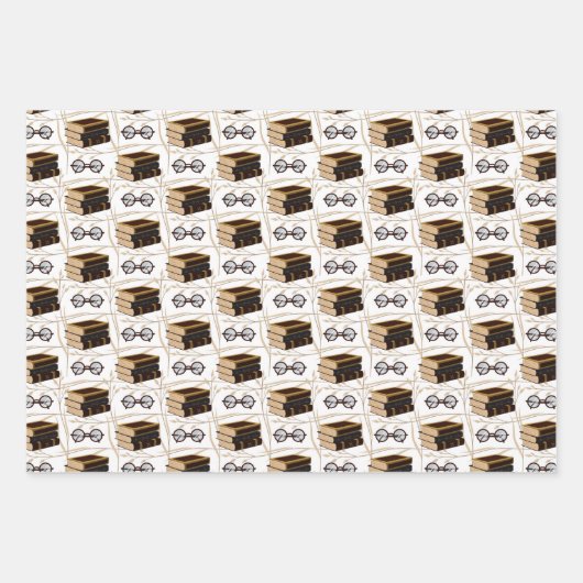 Light Academia Inpakpapier Vel (Voorkant 2)