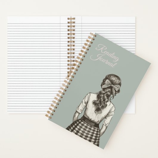 Light Academia Reading Journal Notitieboek (Binnen)