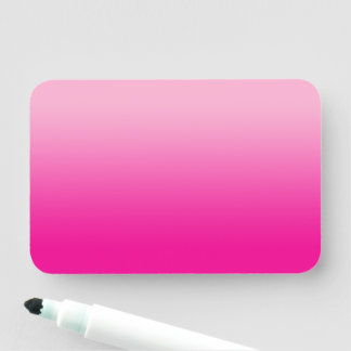 Light and Hot Pink Ombre Blank Naamplaatje