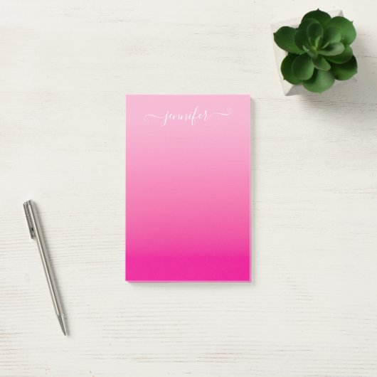 Light and Hot Pink Ombre Post-it® Notes (Kantoor)
