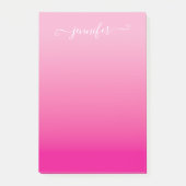 Light and Hot Pink Ombre Post-it® Notes (Voorkant)