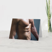 Light and Shadow Hot Guy Greetings Card Kaart (Voorkant)