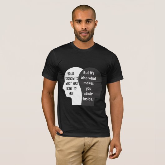 Light and Shadow Self t-shirt design (Voorkant volledig)