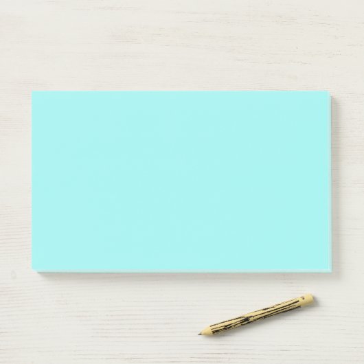 Light Aqua Blue Jumbo Post-It Notes (Op bureau)