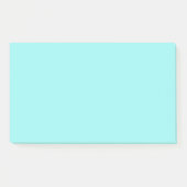 Light Aqua Blue Jumbo Post-It Notes (Voorkant)