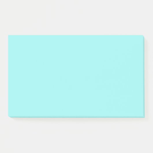 Light Aqua Blue Jumbo Post-It Notes (Voorkant)