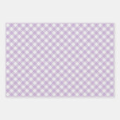 Light Aqua Turquoise Green Blue Pink Gingham Inpakpapier Vel (Voorkant)