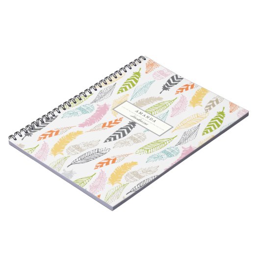 Light as a Feather beroemd gemaakt door Origami Pr Notitieboek (Linkerzijde)