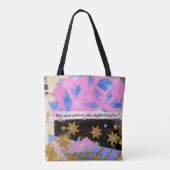 Light Begins – Modern Art Tote Bag (Achterkant)