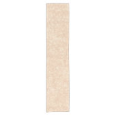 Light Beige Cream Marble Terrazzo Texture Korte Tafelloper (Voorkant)
