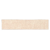 Light Beige Cream Marble Terrazzo Texture Korte Tafelloper (Horizontaal)