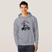 Light Biker Girl Hoodie (Voorkant volledig)