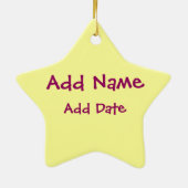 Light Biker Girl Keramisch Ornament (Achterkant)