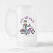 Light Biker Girl Matglas Bierpul (Links)