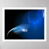 LIGHT BIRD IN BLUE POSTER (Voorkant)