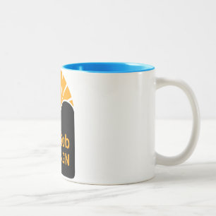 Light Blue 15 oz Two-Tone Mok