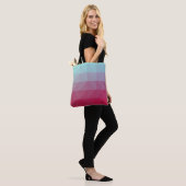 Light BLUE abstract mosaic pattern. Colorful abstr Tote Bag (Op model)