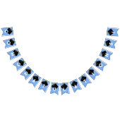 Light Blue Afstuderen Gefeliciteerd partijidee Vlaggetjes (Alle)