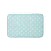 Light Blue Anchors Patroon Badmat (Voorkant)