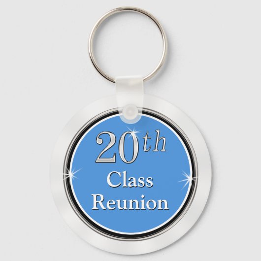 Light Blue and White, 20th Class Reunion Favors, Sleutelhanger (Achterkant)