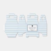 Light Blue and White Hangover Relief Kit Favor Box Bedankdoosjes (Uitgevouwen)