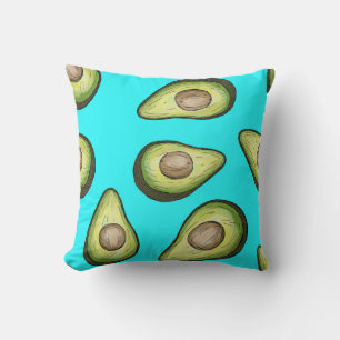 Light Blue Avocado  Kussen