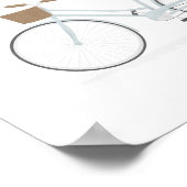 Light Blue Bike Poster (Hoek)