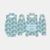 Light Blue Boy Baptisme Favor Box Bedankdoosjes (Uitgevouwen)