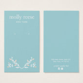 Light Blue Branch die Display Kaart verkrijgt (Voorkant /achterkant)