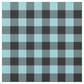 Light Blue Buffalo Check Pset Stof (Close Up)