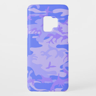 Light Blue Camouflage Patroon Case-Mate Samsung Galaxy S9 Hoesje