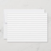 Light Blue Celebration of Life Invitations Kaart (Achterkant)