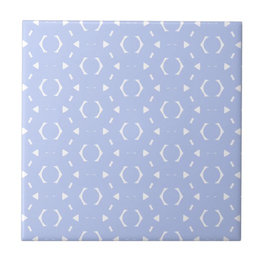 Light Blue Ceramic Tile Tegeltje (Voorkant)