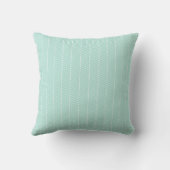 Light Blue Chevron Pattern met label Kussen (Achterkant)