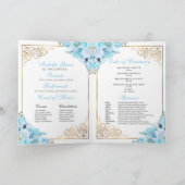 Light Blue Cinderella Tiara Quinceanera (Binnen)