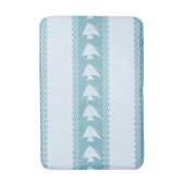 Light Blue Coastal Angelfish Stripes Badmat (Voorkant Verticaal)