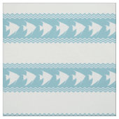 Light Blue Coastal Angelfish Stripes Stof (Swatch)