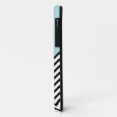 Light Blue Color Block Chevron iPhone 5 Hoesje (Achterkant/links)