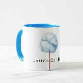 Light Blue Cotton Candy  Mok (Voorkant links)