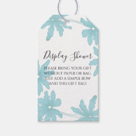 Light Blue Daisies Display Vrijgezellenfeest Cadea Cadeaulabel