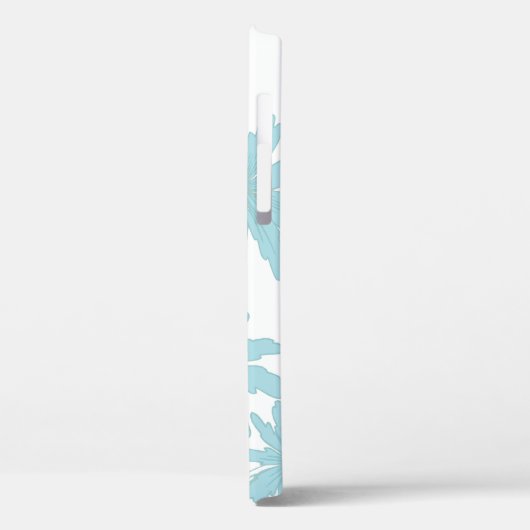 Light Blue Daisies op White Case-Mate iPhone Case (Achterkant / Links)