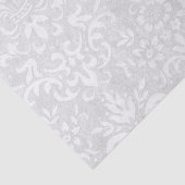 Light Blue DamaskTissue Paper Tissuepapier (Detail)