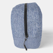 Light blue denim blue jean look Print Cut Sew Bag Toilettasje (Rechts)