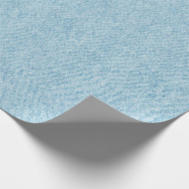 Light Blue Denim Texture Cadeaupapier