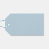 Light Blue “Easter” Script  Cadeaulabel (Achterkant Horizontaal)