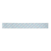Light Blue “Easter” Script  Satijnen Lint (Voorkant)