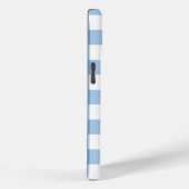 Light Blue en White Gingham Pattern Case-Mate iPhone Case (Achterkant / Rechts)