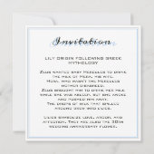 Light Blue en White Lily 30th Wedding Jubileum (Achterkant)